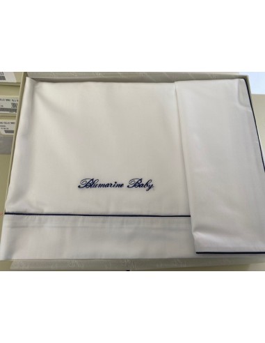 Blumarine-Set lenzuola Baby Blu culla/carrozzina