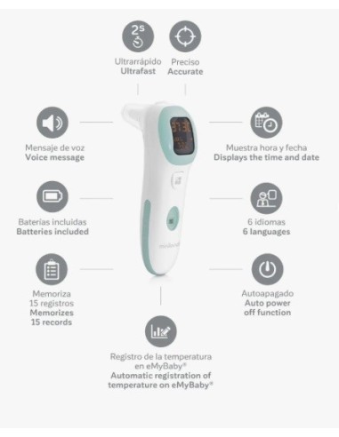 Miniland- Termometro infrarossi thermotalk plus
