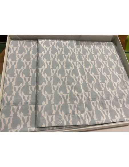 Blumarine-Set lenzuola Bianconiglio culla/carrozzina