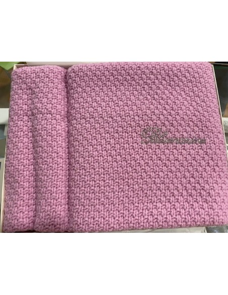 Blumarine-Coperta lana Dolly Culla/Carrozzina