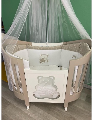 Raffaello Design-Culla Ovale Eva F.3 completa