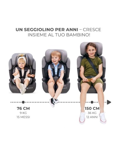 Kinderkraft - Seggiolino Comfort Up I Size Con Cinture