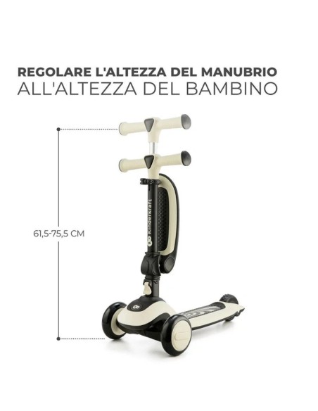 Kinderkraft- Monopattino Halley 2in1