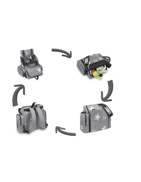 Ms - Rialzo sedia da viaggio 2in1