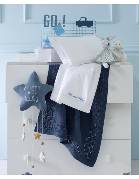 Blumarine-Copertina Estiva Giardini culla/carrozzina