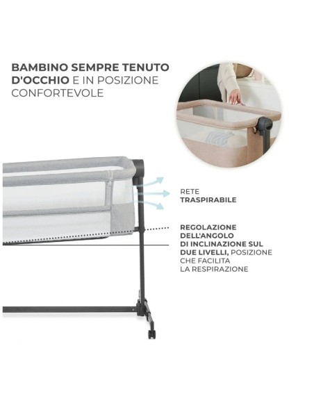 Kinderkraft - Culla Next To Me Neste Up 2