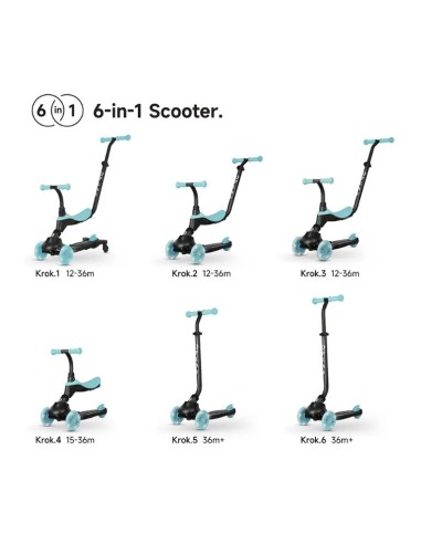 Monopattino Evolutivo Sema 6in1