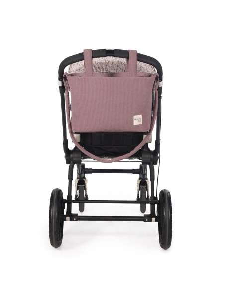 Walking Mum- Borsa velluto Gala Cerise