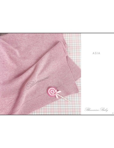 Blumarine-Coperta lana Asia Culla/Carrozzina