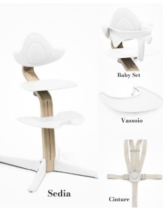 Stokke-Sedia Nomi Naturale + Baby Set