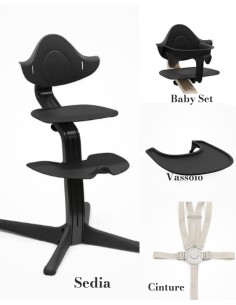Stokke-Sedia Nomi Naturale + Baby Set