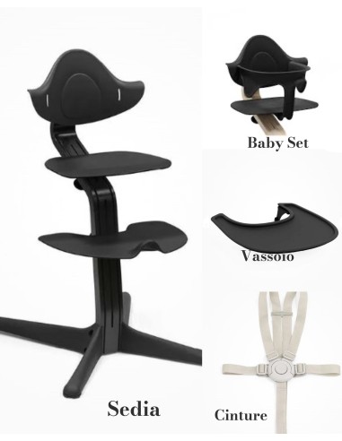 Stokke-Sedia Nomi Naturale + Baby Set