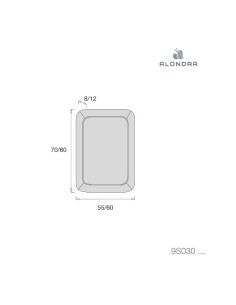 Lenzuolo sotto culla Alondra 55x70 2