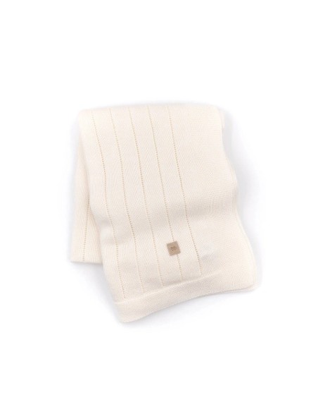 Bamboom- Coperta righe knitted estiva