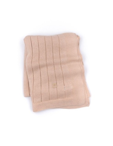 Bamboom- Coperta righe knitted estiva