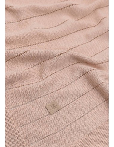 Bamboom- Coperta righe knitted estiva