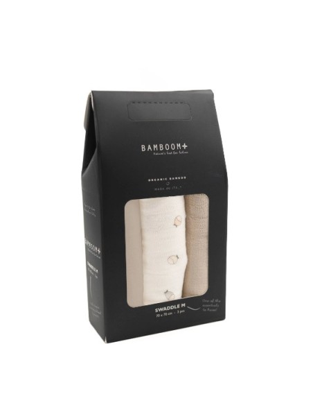 Bamboom- Mussole Swaddle 3pz Fish