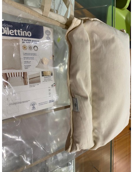 Cuscino letto in pula di farro