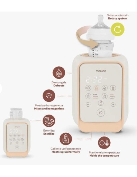 Miniland- Scaldabiberon 5in1 Warmy Twist