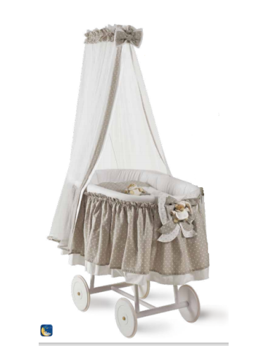 Roman Baby-culla ovale vimini Baloo