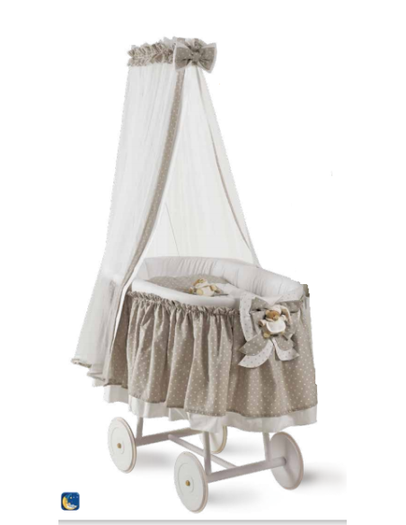 Roman Baby-culla ovale vimini Baloo