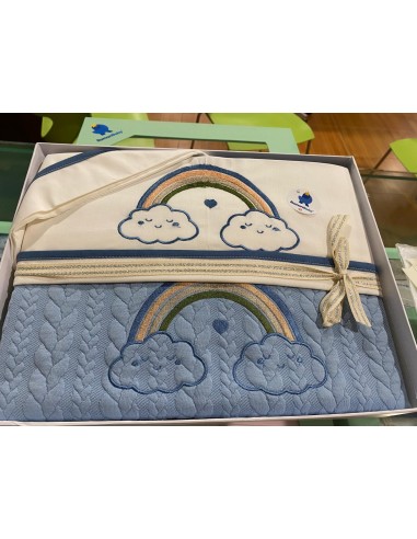 Roman Baby- Kit lenzuola e coperta carrozzina
