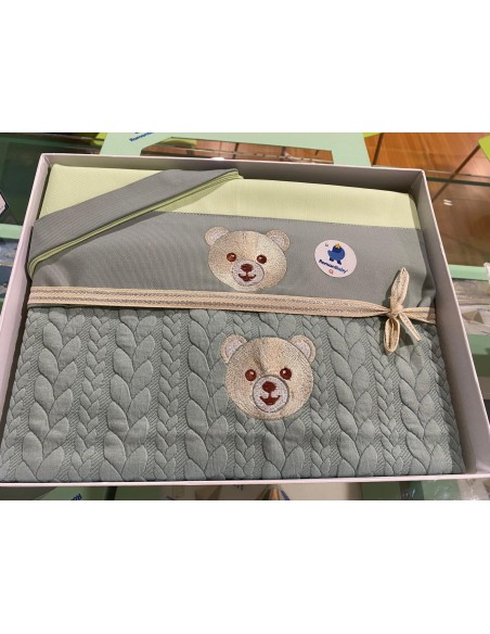 Roman Baby- Kit lenzuola e coperta carrozzina