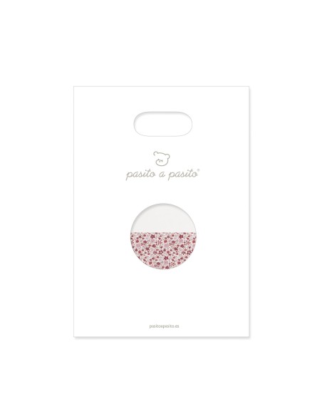 Pasito- Set lenzuola carrozzina Cherry fiori