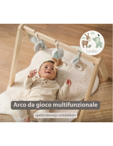 Nattou- Arco gioco in legno Lou Lou