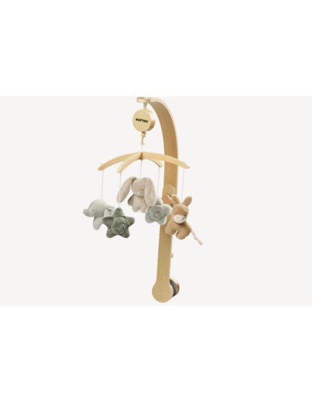 Nattou- Giostrina letto legno Lou Lou