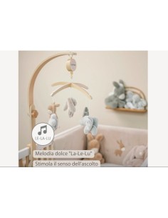 Nattou- Giostrina letto legno Lou Lou 2