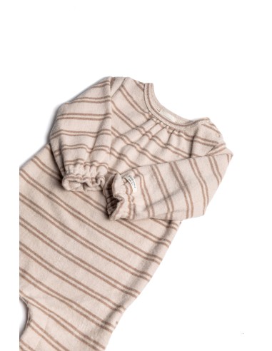 Bamboom- Tutina felpata Stripe Pink