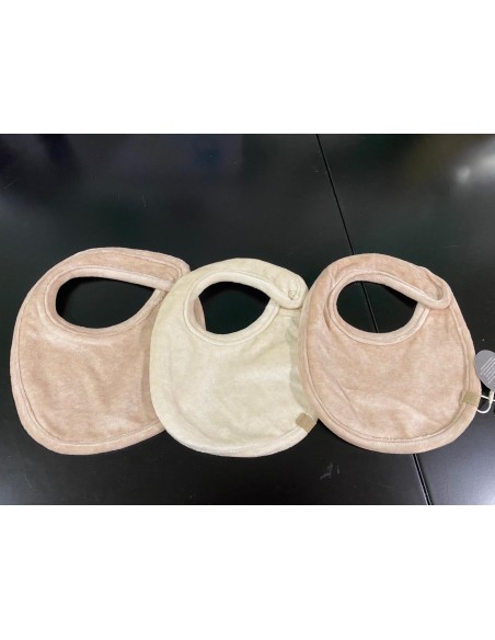Bamboom- Set 3 bavaglini Vintage Pink