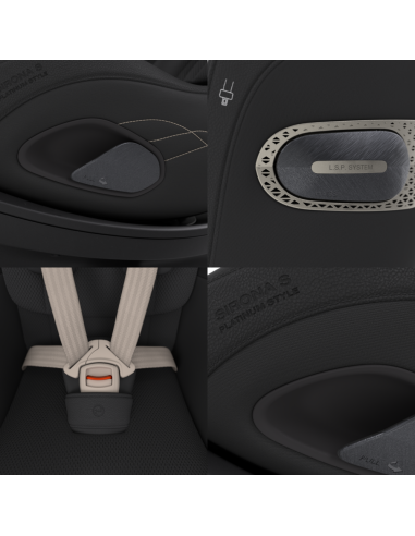Cybex - Seggiolino Auto Sirona SI 61-105cm Base Integrata