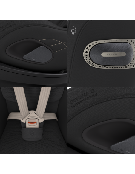 Cybex - Seggiolino Auto Sirona SI 61-105cm Base Integrata